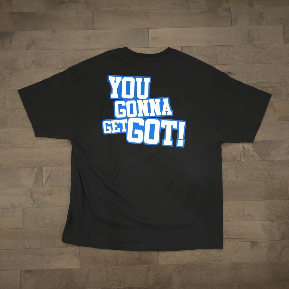 WWE Little Jimmy Says You Gonna Get Got T Shirt 2XL R Truth Wrestling Black - Picture 9 of 10